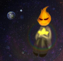 "Space is cold, but the stars are so warm" by Just Jay